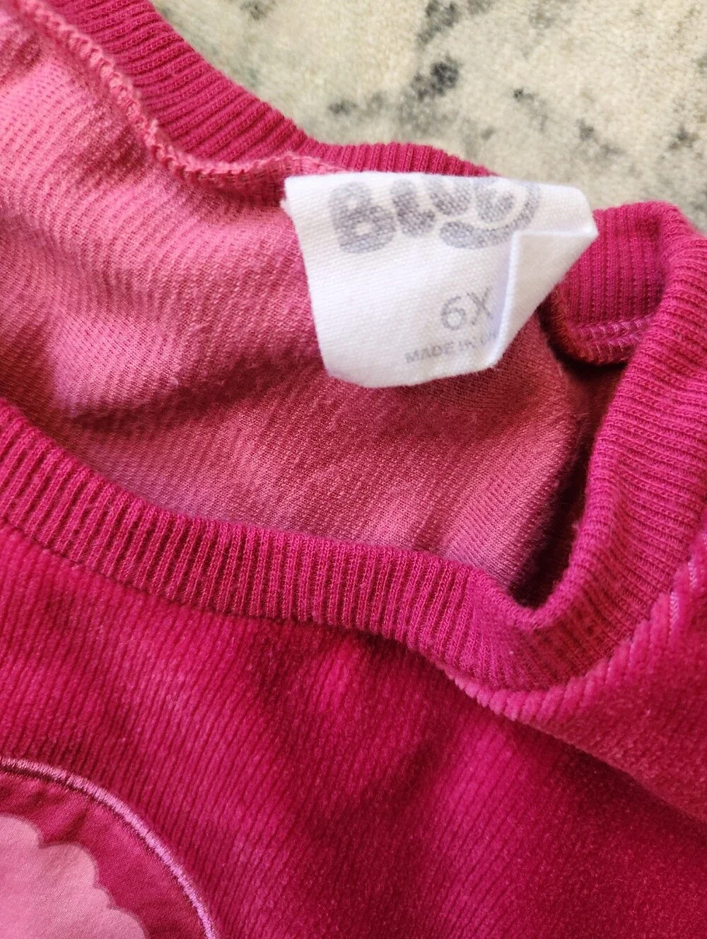 Pink Bluey Lounge Set Corduroy Style Matching Set